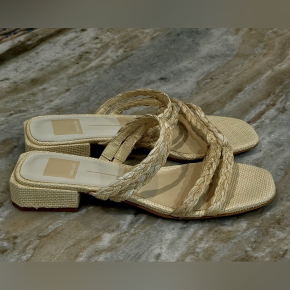 Women’s DOLCE VITA Haize raffia sandals- Size 8 - Picture 6 of 9